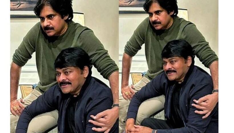 అన్నయ్య భుజంపై చేయి వేసిన తమ్ముడు.. వరుణ్ తేజ్ పెళ్లిలో మరో మెగా ఫోజు, వైరల్ 