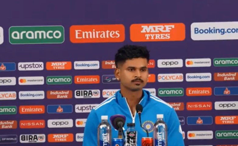 ICC World Cup 2023 Lucky we dont have to play Bumrah Shami and Siraj says Shreyas Iyer kvn