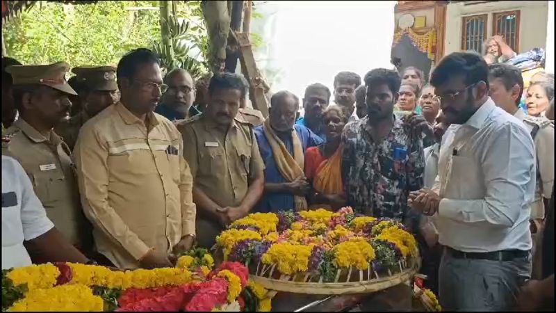 district collector paid last respect to who give a organ donation in cuddalore district vel