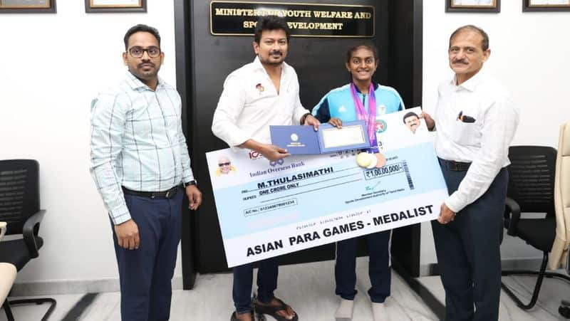 Rs 3.80 crore incentive for Tamil Nadu athletes who won medals in the Asian Para Games-rag