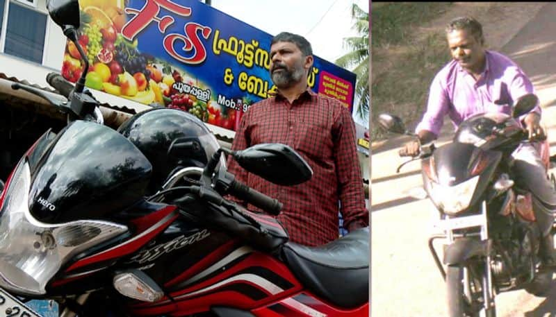 unknown man uses a fake number plate for a two-wheeler and the original owner gets fine for traffic law violation in Kollam