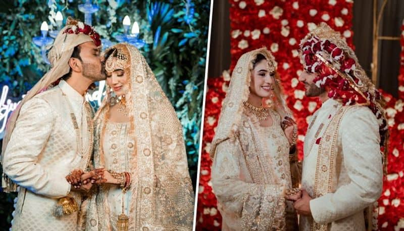 Ali Merchant-Andleeb Zaidi's dreamy wedding pictures give 'fairytale' vibes - SEE PHOTOS