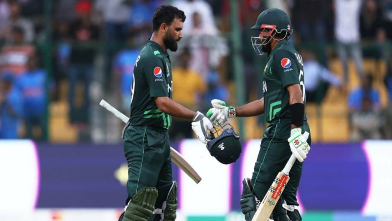 ICC World cup 2023 Pakistan thrash new Zealand by 21 runs DLS Method in Rain interrupt match ckm