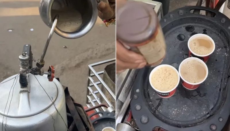 cooker coffee by a street vendor going viral 