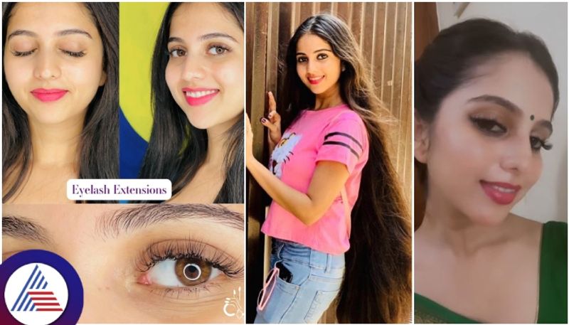 Gicchi Gili Gili actress Nivedita Gowda posted long eye lashed video on instagram sat