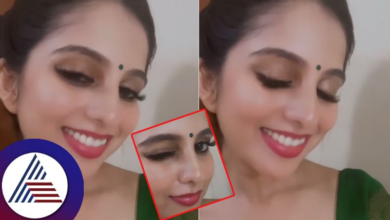 Actress Nivedita Gowda shared a cute video in saree But the fans  angry suc  