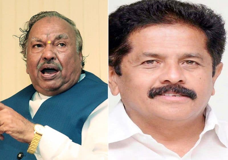 MLA MK Somashekhar Slams On KS Eshwarappa At Mysuru gvd