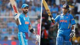 Sachin Tendulkar congratulates Virat Kohli for record breaking 49th ODI Century, ICC World cup 2023 CRA