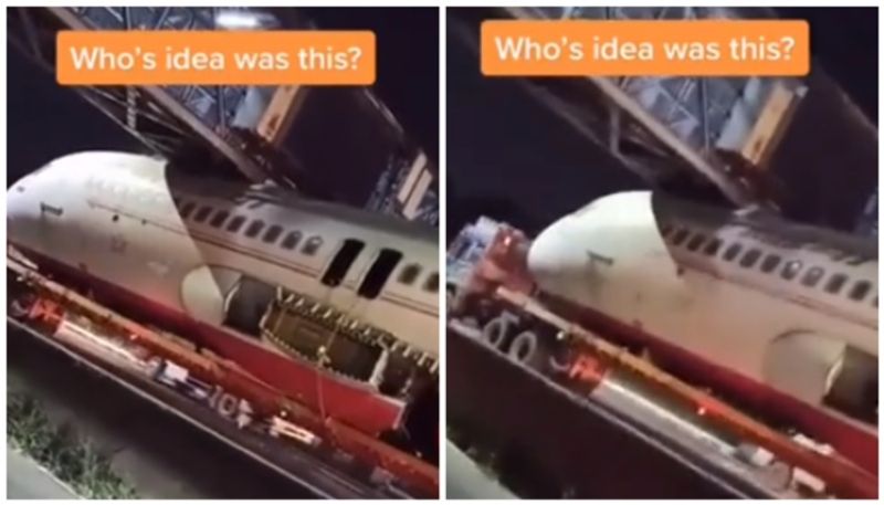 social media users laugh on Video of one of the safest plane crashes bkg