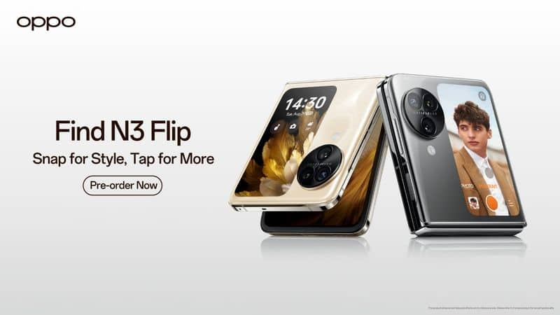 Oppo launches Foldable  FIND N3 Flip smartphone in India ckm