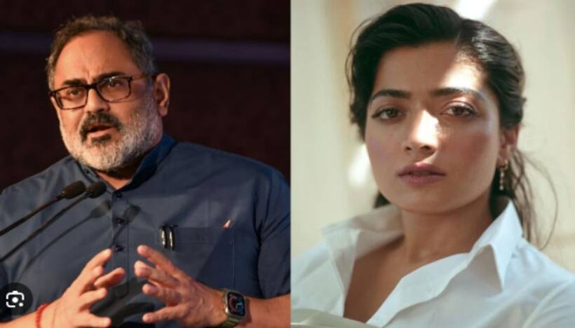 రష్మిక మందన్నా ఫేక్‌ వీడియోపై కేంద్రమంత్రి రాజీవ్‌ చంద్రశేఖర్‌ స్ట్రాంగ్‌ రియాక్షన్‌..
