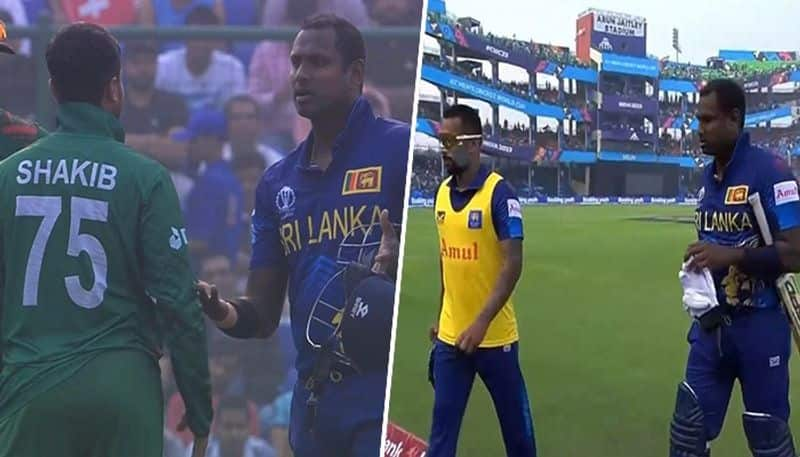 cricket ODI World Cup 2023: Angelo Mathews faces rare 'timed-out' decision in the clash against Bangladesh osf