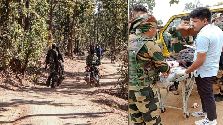 Maoist IED blast in Chhattisgarh Sukma district, jawan seriously injured - bsb