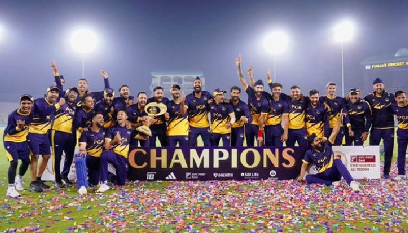 Anmolpreet hundred Arshdeep four-for guide Punjab to 20 run win over Baroda and maiden SMAT title kvn