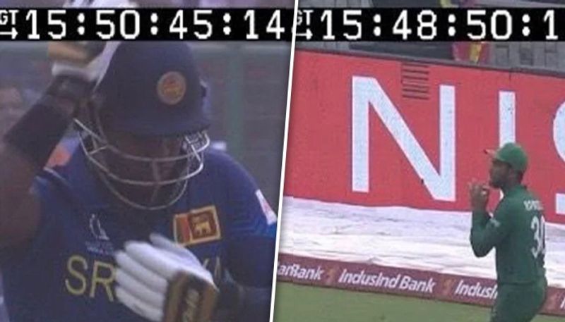 cricket ODI World Cup 2023: SL's Angelo Mathews challenges Bangladesh's 'time out' call with proof (WATCH) osf