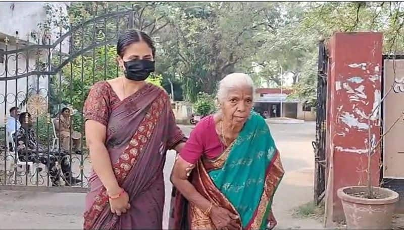 telangana assembly election 2023 : An 82-year-old woman filed her nomination in Jagitya..ISR