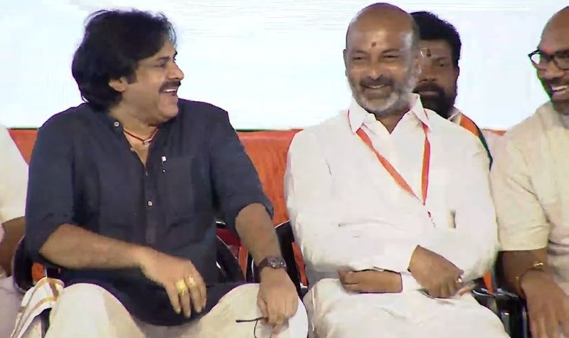 janasena chief pawan kalyan attends  BC atma gourava sabha at lb stadium ksp