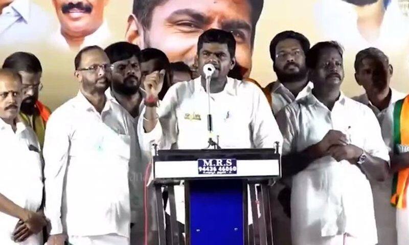 tamil nadu politicians are immaturity says tn bjp president annamalai in thoothukudi vel