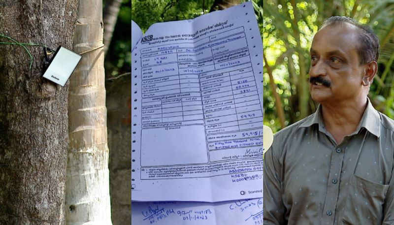 KSEB charges huge amount fine for farmer who lighted three bulb using electricity for farming in Palakkad etj