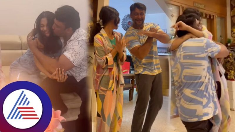 Kannada actor Darshan celebrates Pavitra Gowda daughter birthday vcs