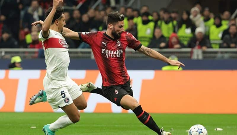 football Olivier Giroud sparks AC Milan's Champions League comeback with a win over PSG osf