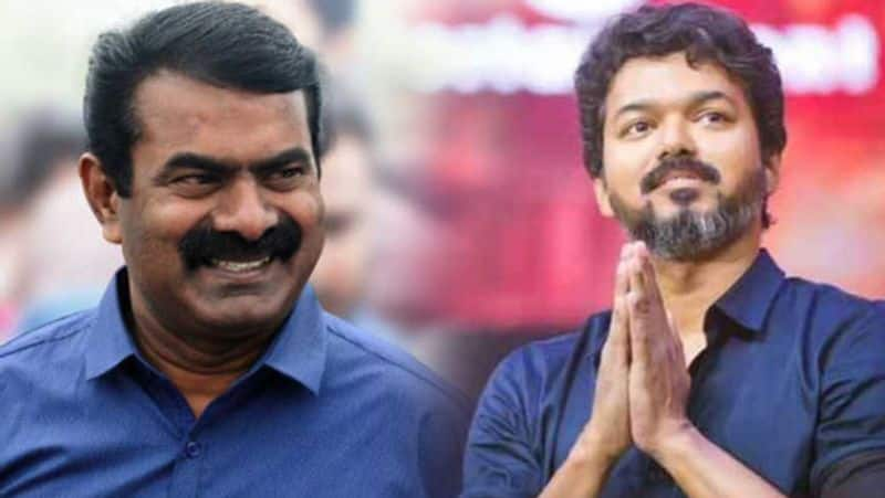 Actor Vijay birthday wishes to Naam Tamilar Katchi chief seeman gan