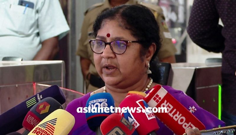 Minister R Bindu says Congress MLAs spend more money to buy Eyeglasses kgn