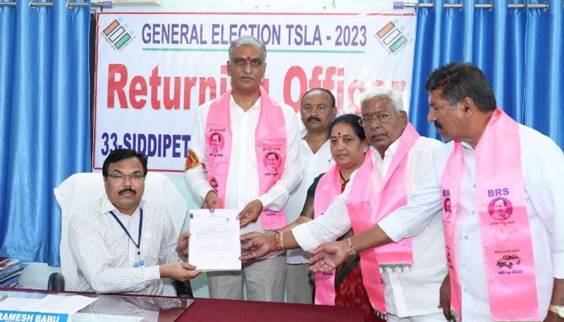  Thanneeru Harish Rao broke his own records in Siddipet Assembly segment lns