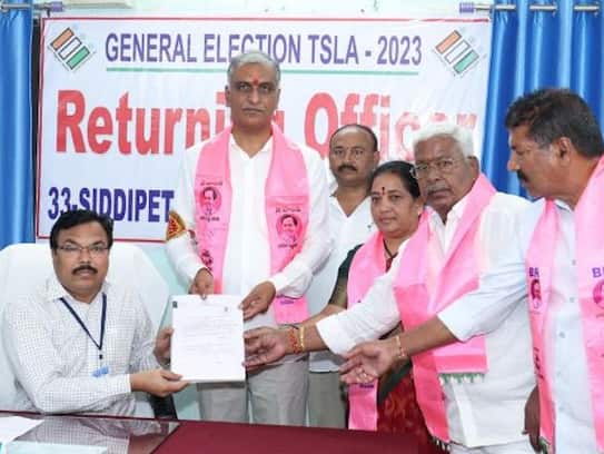  Thanneeru Harish Rao broke his own records in Siddipet Assembly segment lns