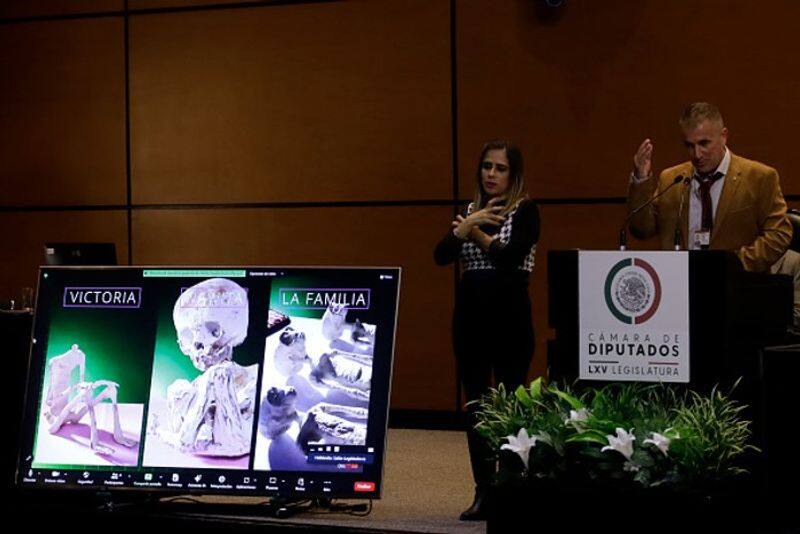 Experts bring mummified 'alien' corpses back to Mexican Congress with fresh proof of authenticity snt