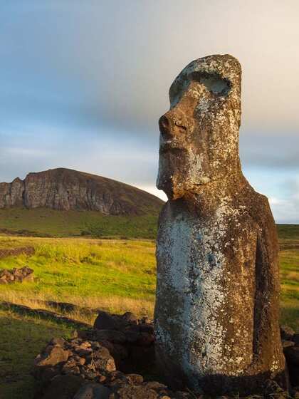 The Moai of Rapa Iti, French Polynesia