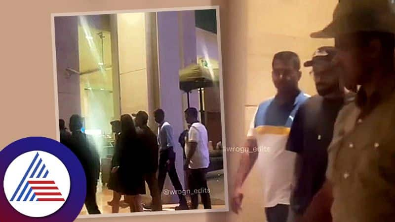 ICC World cup Virat Kohli Anushka Sharma spotted in Bengaluru Hotel ahead of India vs Netherland match ckm