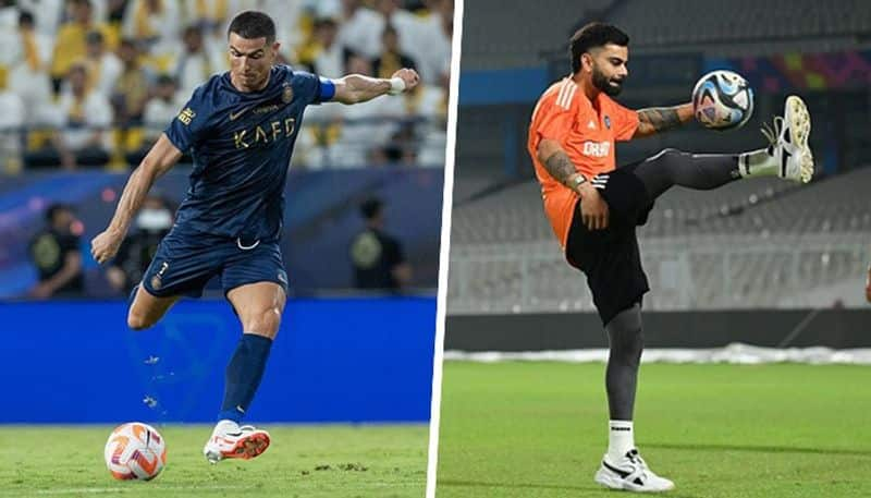 Virat Kohli thinks he is Cristiano Ronaldo, but Yuvraj Singh's take on Indian star's football skills snt