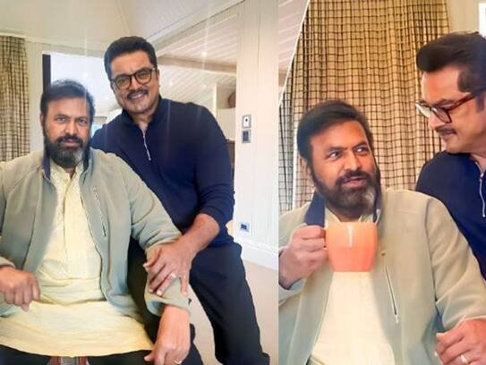 Mohan Babu and Sarath Kumar In Manchu Vishnu Kannappa Movie Jms