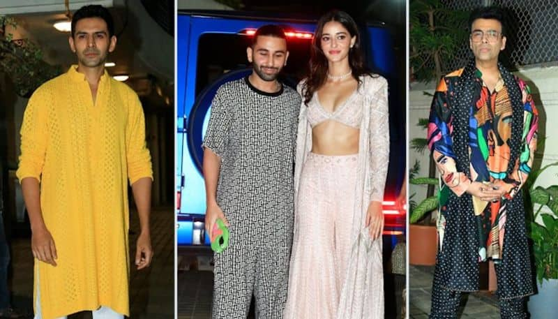 Sara Ali Khan's Diwali party: Ananya Panday, Aditya Roy Kapur and others slay traditional attires (photos) RKK