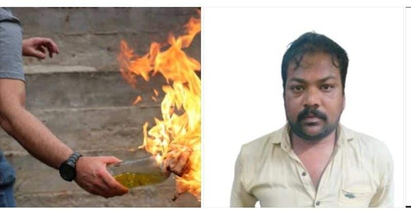 The incident of petrol bomb hurling at the Veerabhadran Temple in Chennai created a stir KAK