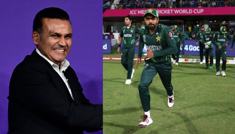 Pakistan Zindabhag, Virender Sehwag tweets on Pakistan exit goes viral, ICC World cup 2023 CRA