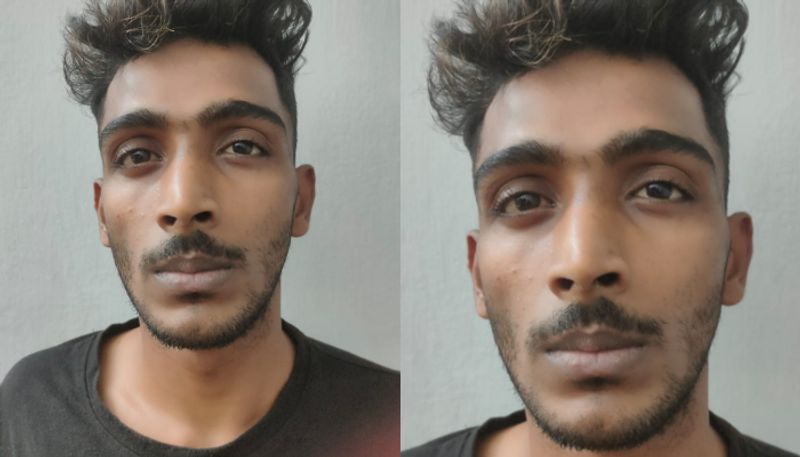 drug case accused attacked police and escaped with handcuffs in Thiruvananthapuram SSM