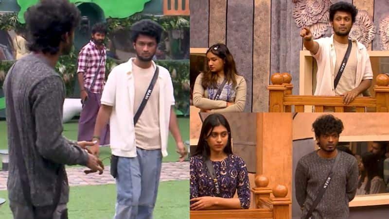 Mani chandra questioned Nixen and Aishu love spoil their game in BiggBoss gan