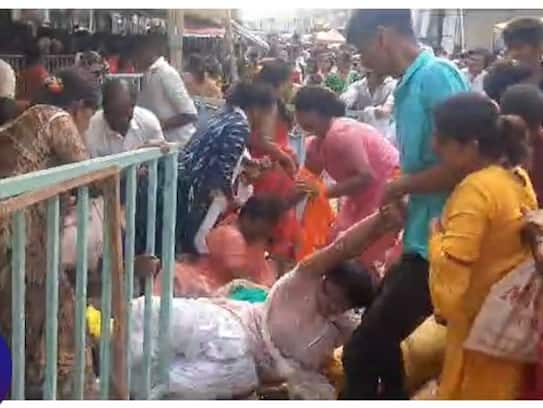 Stampede with electric shock in the famous Hasan Temple.. 17 people injured..ISR