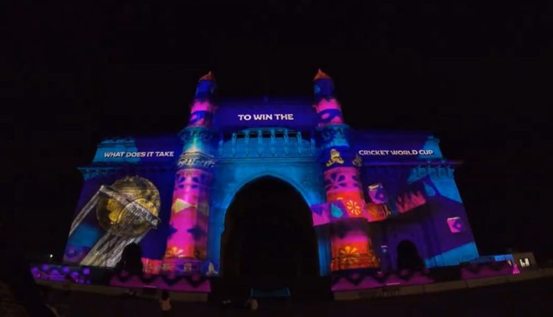 Deepavali meets Cricket World Cup A spectacular celebration of light and sound at Gateway of India san