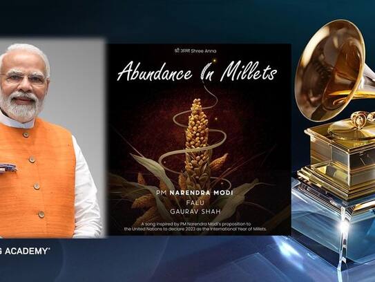 Grammy Awards: PM Modi's song nominated for the prestigious Grammy Award, Abundance in Millets Song crooned by Falu, Gaurav Shah RMA