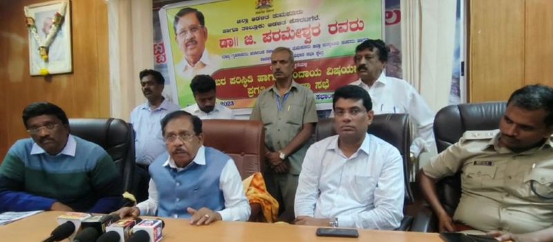 Dr G  Parameshwar released 15 crores for drought management snr