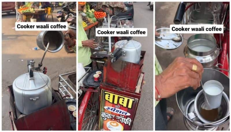 video of Coffee made in a pressure cooker has gone viral on social media bkg