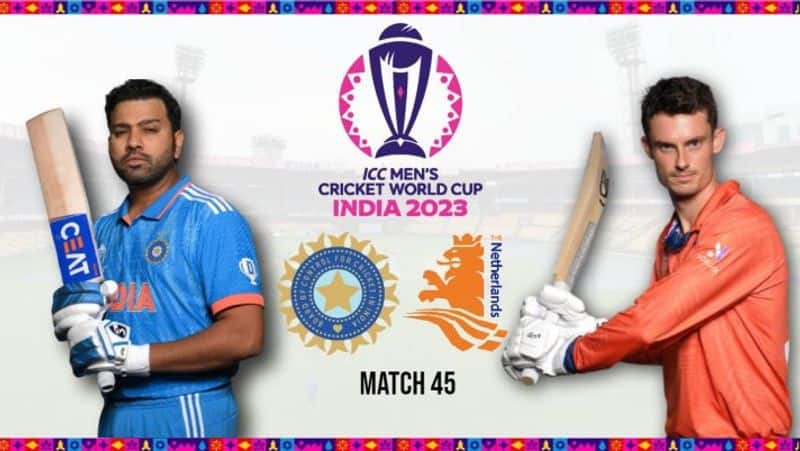 ICC World Cup 2023 Team India win the toss and elect to bat first against Netherlands kvn