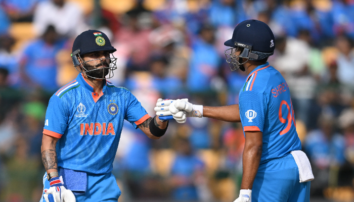 ICC World cup 2023: Virat kohli record 50th odi century, Shreyas iyer ton, Rohit, Shubman knocks CRA