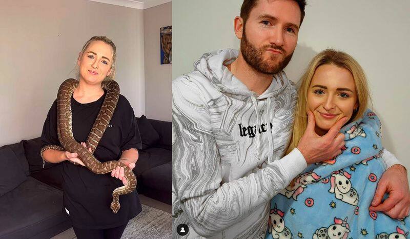 Porn video shooting ended with accident Australian model pet snake bite co actor penis ckm