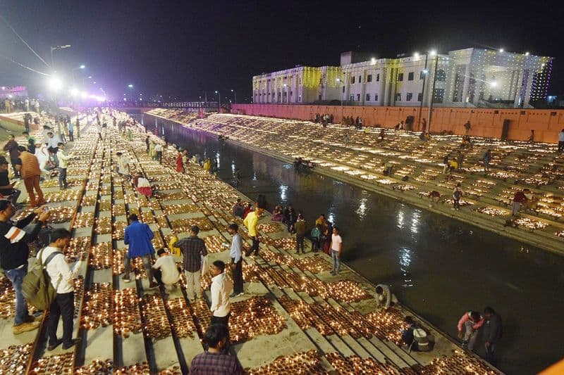 Tent city for Rama devotees Ayodhya Lord Shri Ram idol pratistapana program on January 22nd muhurtham at 12.20 pm akb