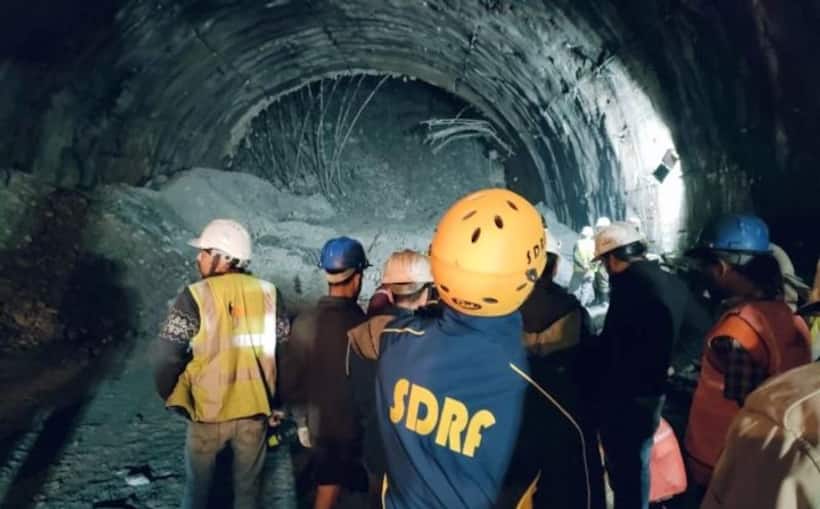 Uttarakhand tunnel collapse: 'Cracking sound' brings operation to rescue 41 stranded workers to a halt