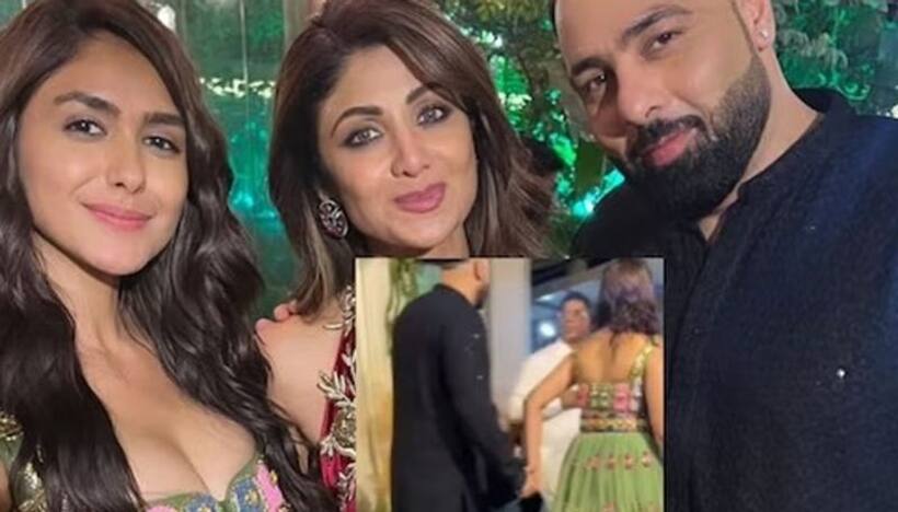 Mrunal Thakur sparks 'relationship rumours' with Badshah at Shilpa Shetty's Diwali bash   WATCH video
